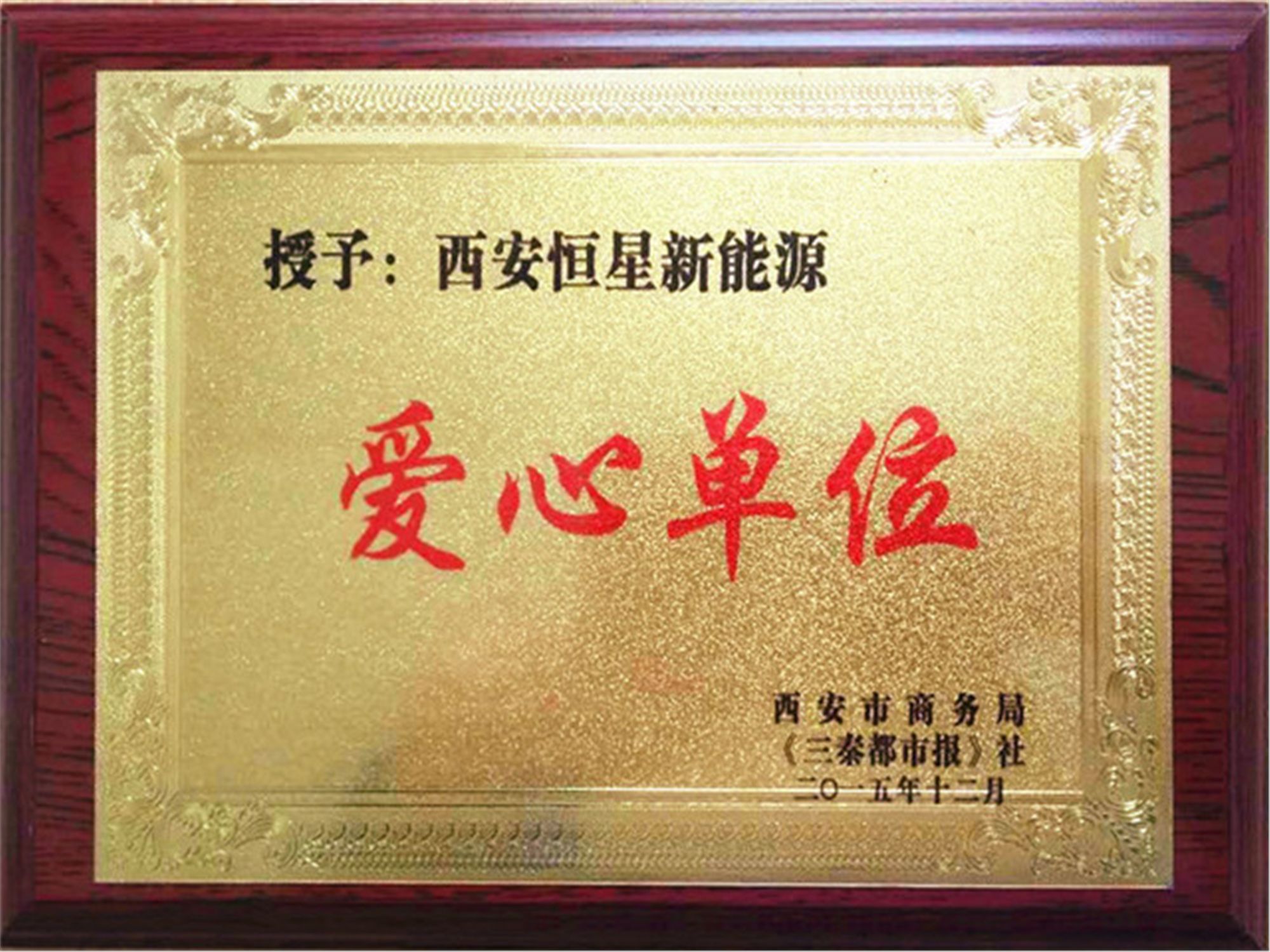 西安恒星新能源愛心單位 西安恒星新能源愛心單位